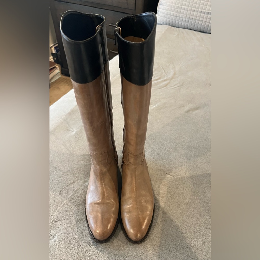 Saks Fifth Avenue Leather Knee High Boots